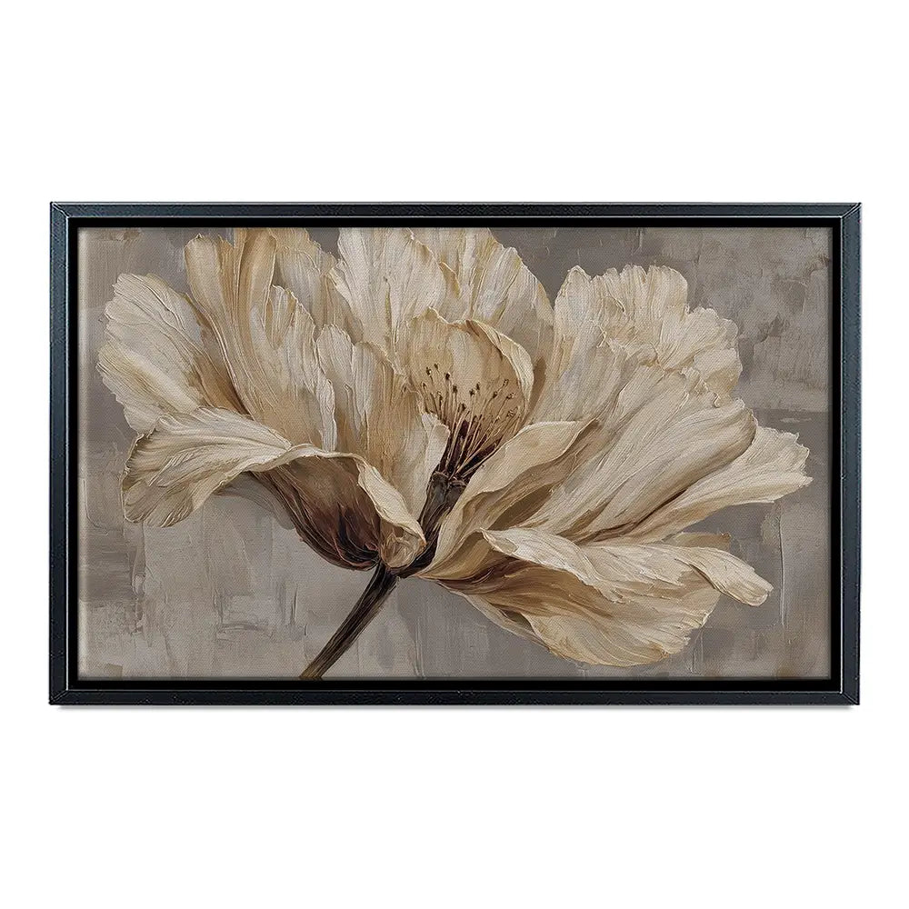 Cream Peony Canvas Print Cream Peony Canvas Print wall art product Svetlana Aleynikova
