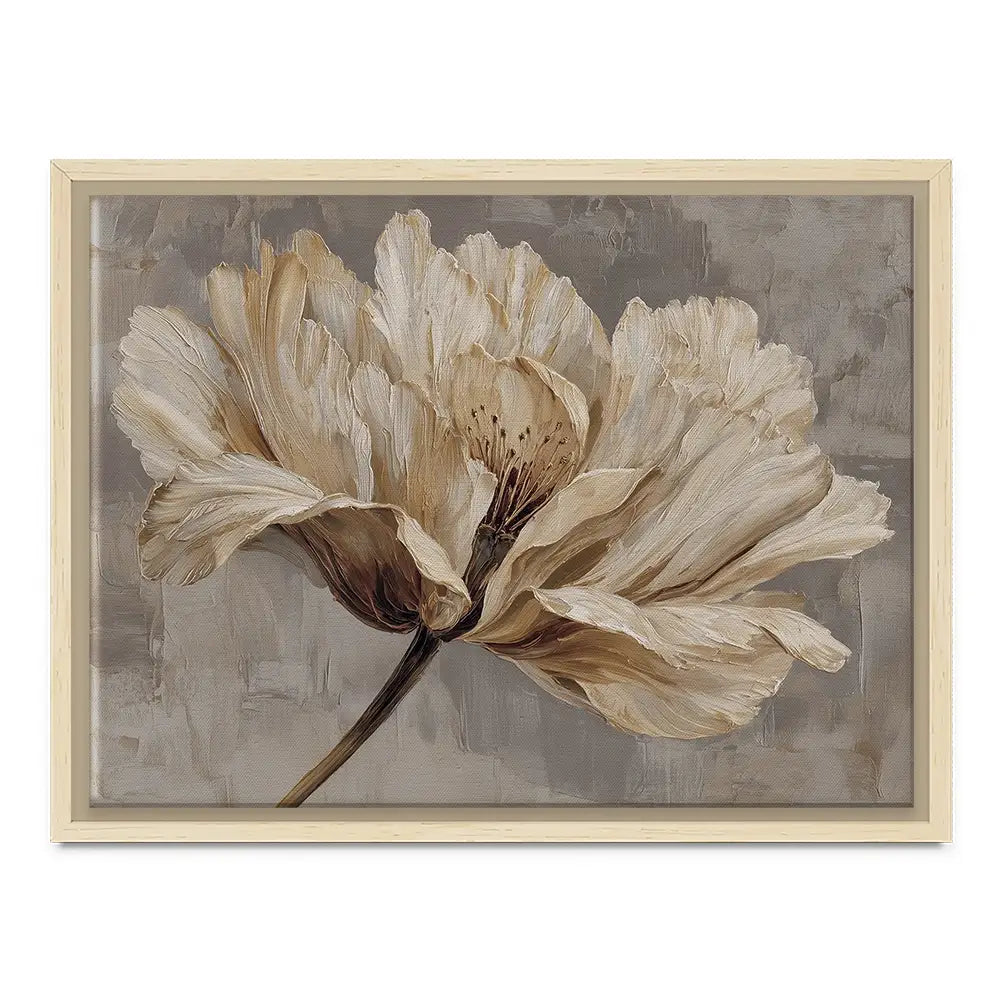 Cream Peony Canvas Print Cream Peony Canvas Print wall art product Svetlana Aleynikova