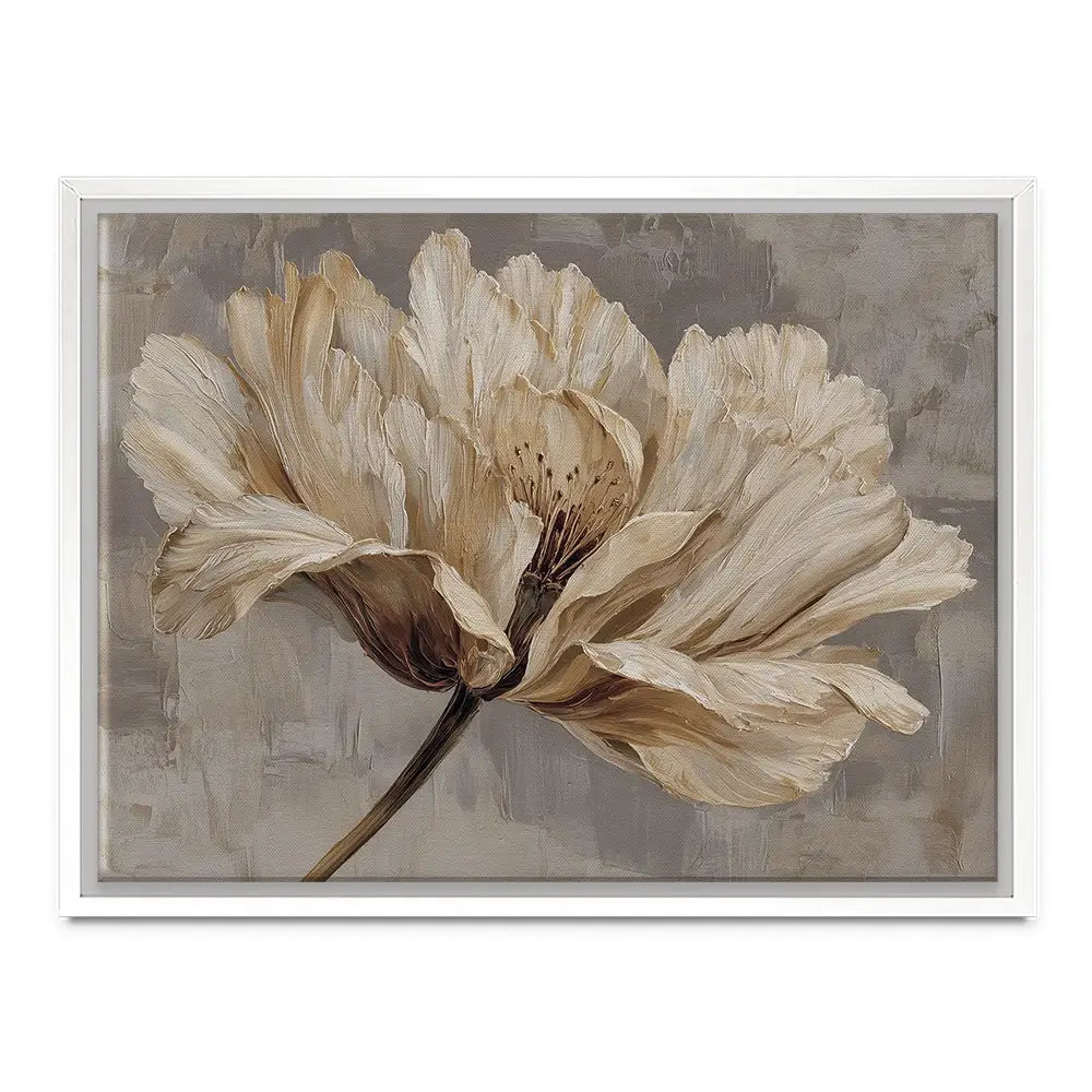 Cream Peony Canvas Print Cream Peony Canvas Print wall art product Svetlana Aleynikova