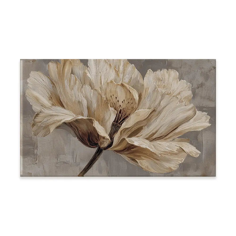 Cream Peony Canvas Print Cream Peony Canvas Print wall art product Svetlana Aleynikova
