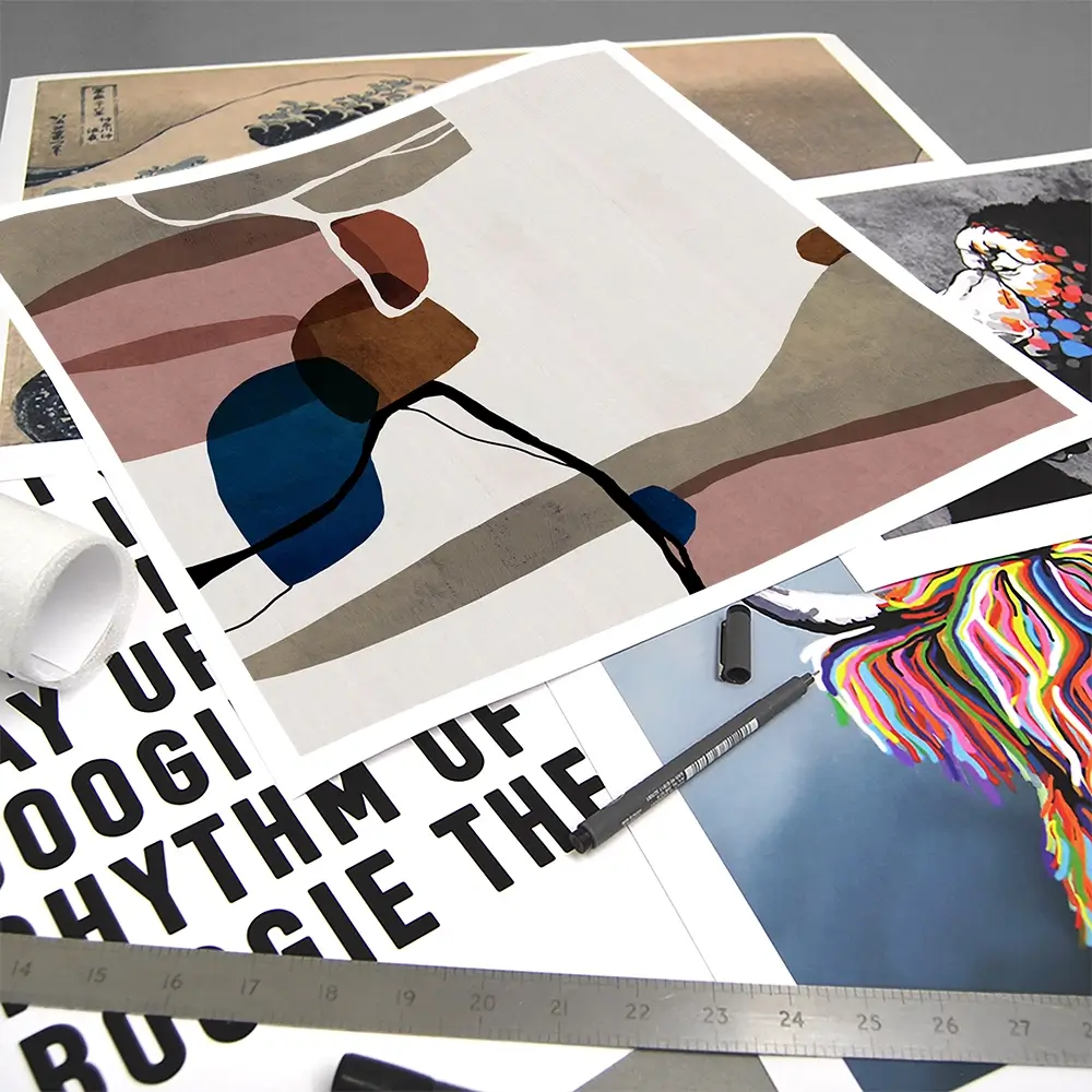 Crescendo Square Art Print Crescendo Square Art Print wall art product Roberto Moro