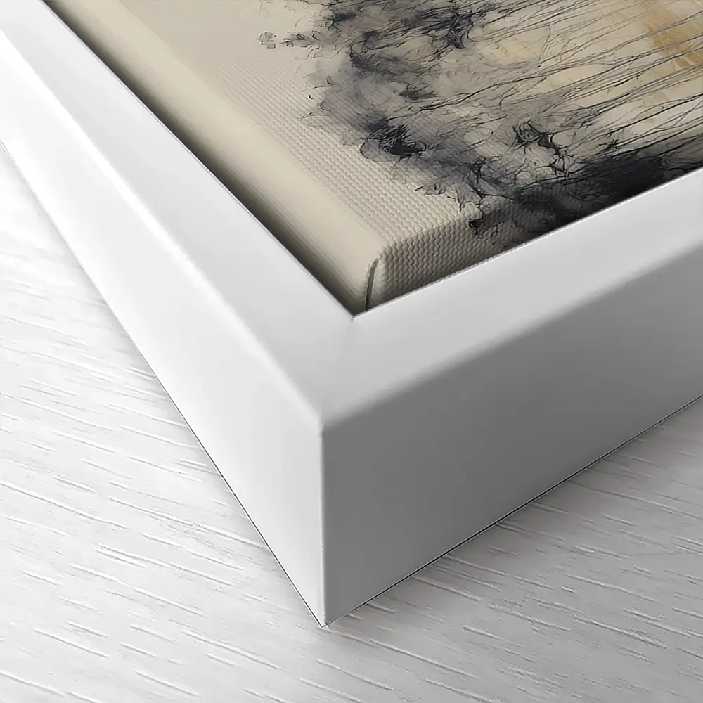 Crescent Moon Mirror Canvas Print Crescent Moon Mirror Canvas Print wall art product Chromatic Storm Studio