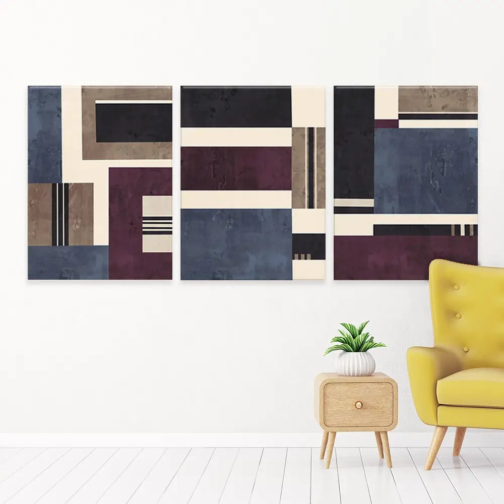 Crosby Street Trio Canvas Print Crosby Street Trio Canvas Print wall art product Lisa Nohren - Independent