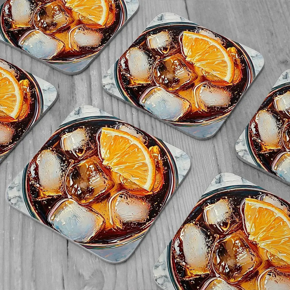 Cuba Libre Cocktail Coaster Set Cuba Libre Cocktail Coaster Set wall art product David Alexander Elder