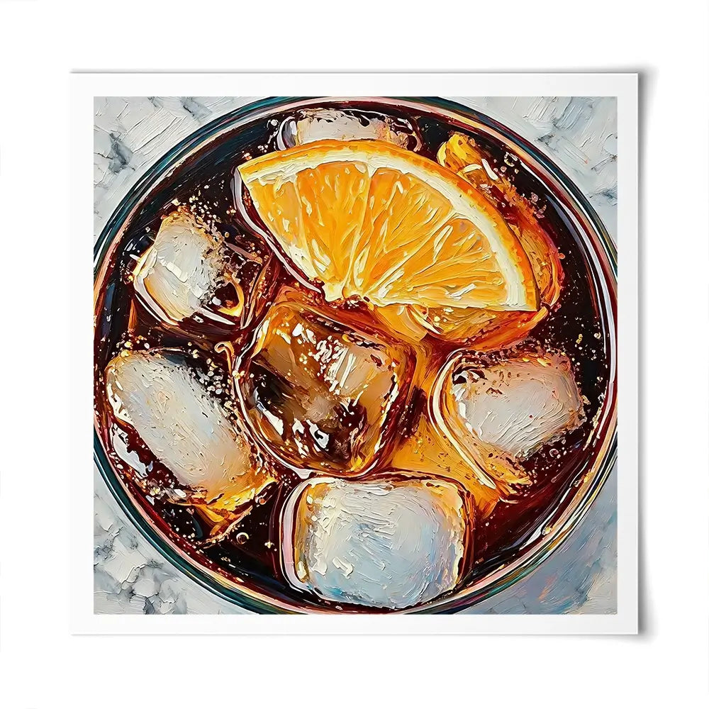 Cuba Libre Cocktail Square Art Print Cuba Libre Cocktail Square Art Print wall art product David Alexander Elder