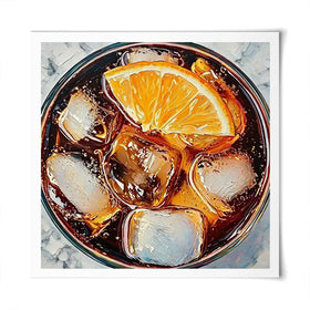 Cuba Libre Cocktail Square Art Print Cuba Libre Cocktail Square Art Print wall art product David Alexander Elder