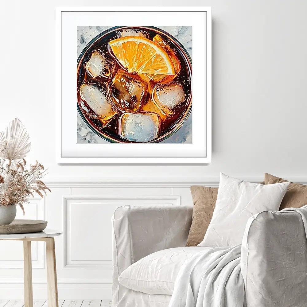 Cuba Libre Cocktail Square Framed Art Print Cuba Libre Cocktail Square Framed Art Print wall art product David Alexander Elder