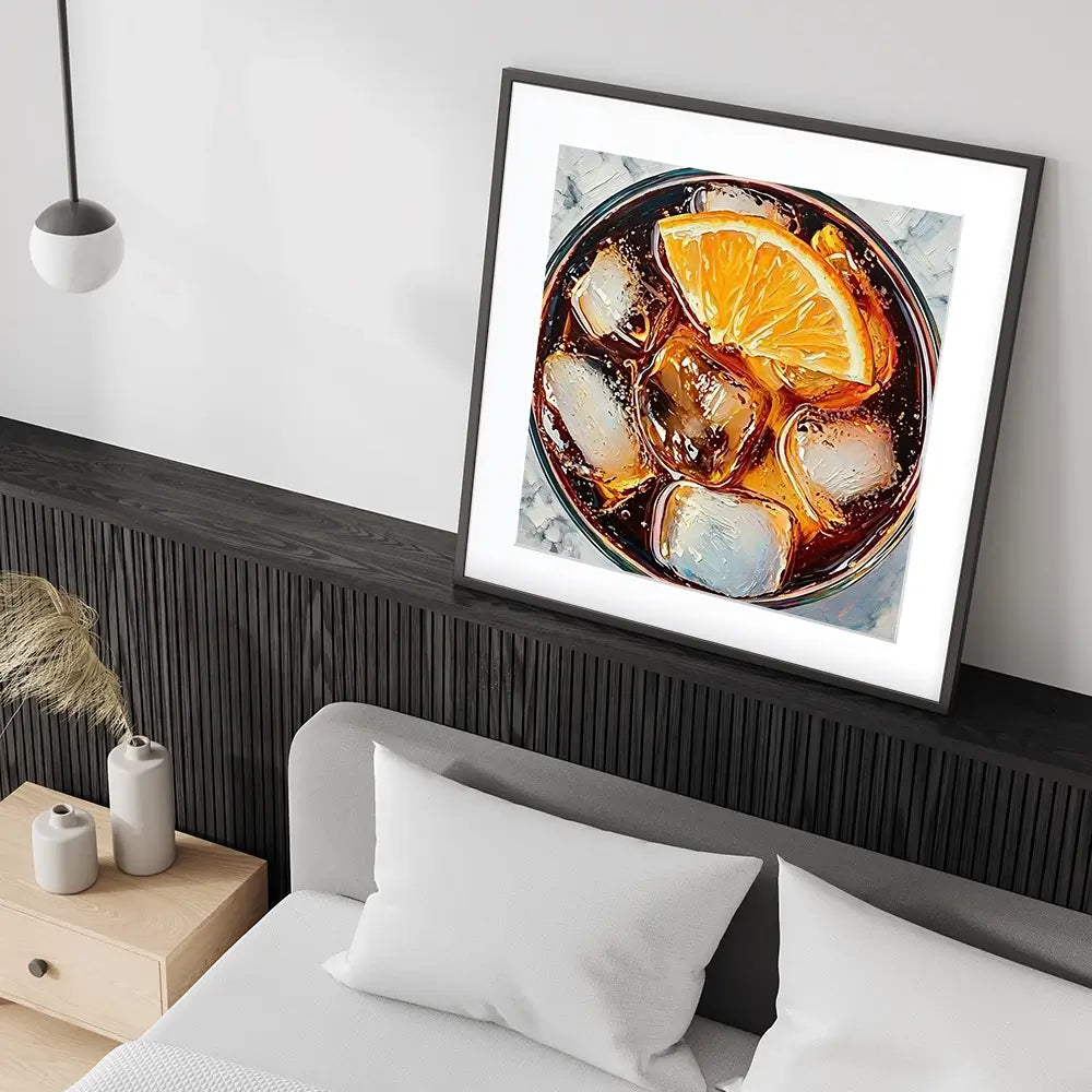 Cuba Libre Cocktail Square Framed Art Print Cuba Libre Cocktail Square Framed Art Print wall art product David Alexander Elder