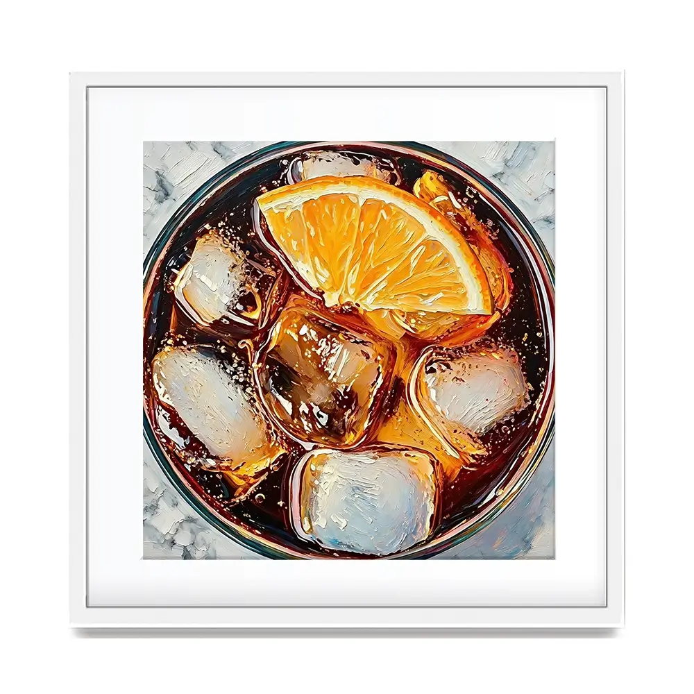 Cuba Libre Cocktail Square Framed Art Print Cuba Libre Cocktail Square Framed Art Print wall art product David Alexander Elder