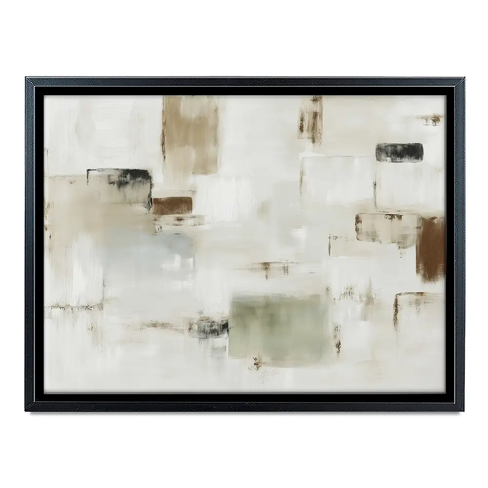 Cubist Block Abstract Canvas Print Cubist Block Abstract Canvas Print wall art product Chromatic Storm Studio