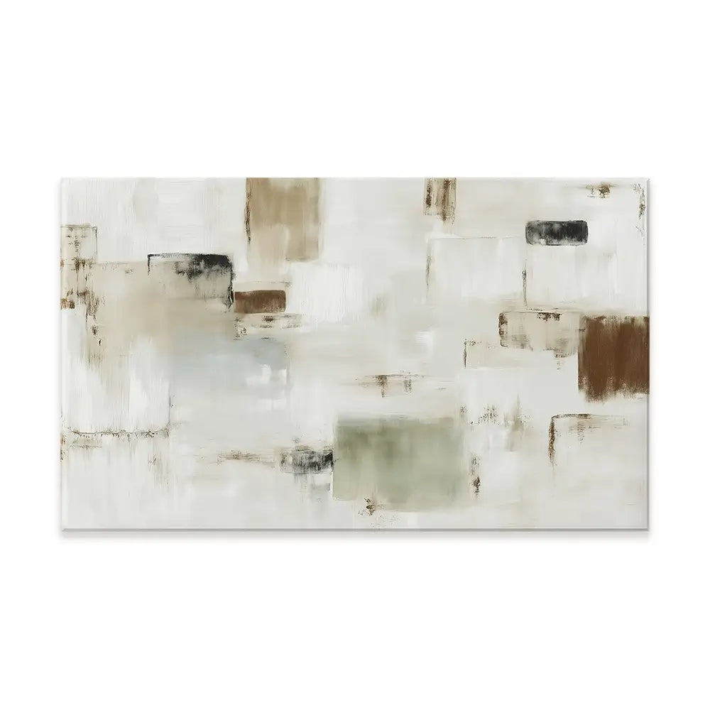 Cubist Block Abstract Canvas Print Cubist Block Abstract Canvas Print wall art product Chromatic Storm Studio