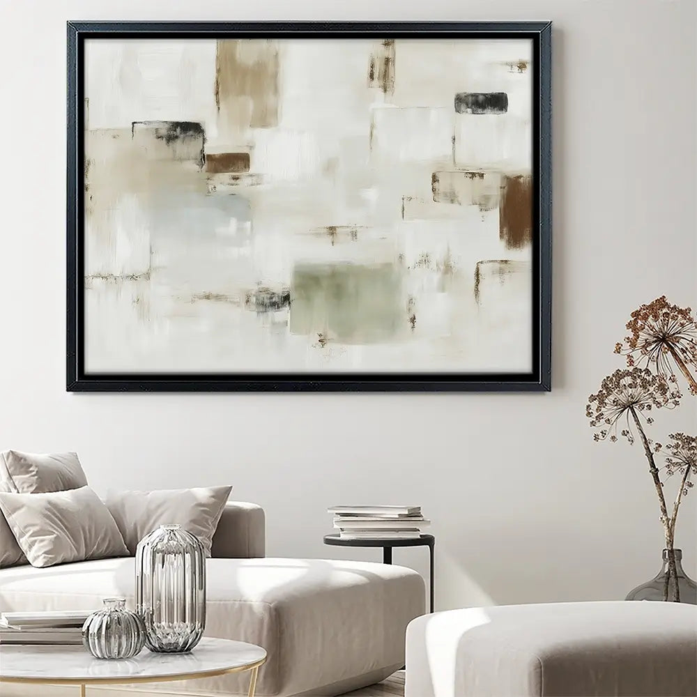 Cubist Block Abstract Canvas Print Cubist Block Abstract Canvas Print wall art product Chromatic Storm Studio