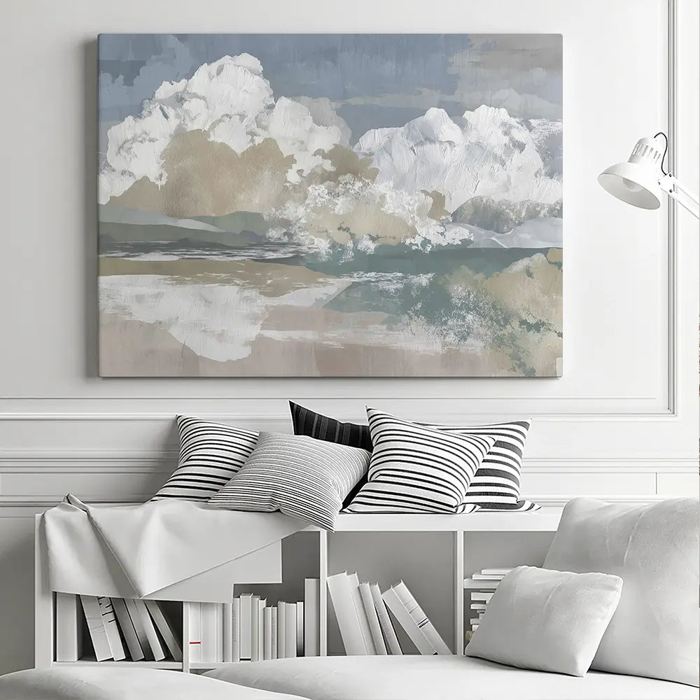 Cumulus Prairie Tower Canvas Print Cumulus Prairie Tower Canvas Print wall art product Chromatic Storm Studio