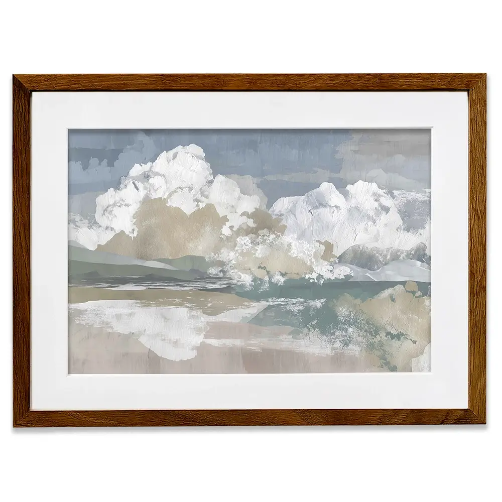 Cumulus Prairie Tower Framed Art Print Cumulus Prairie Tower Framed Art Print wall art product Chromatic Storm Studio