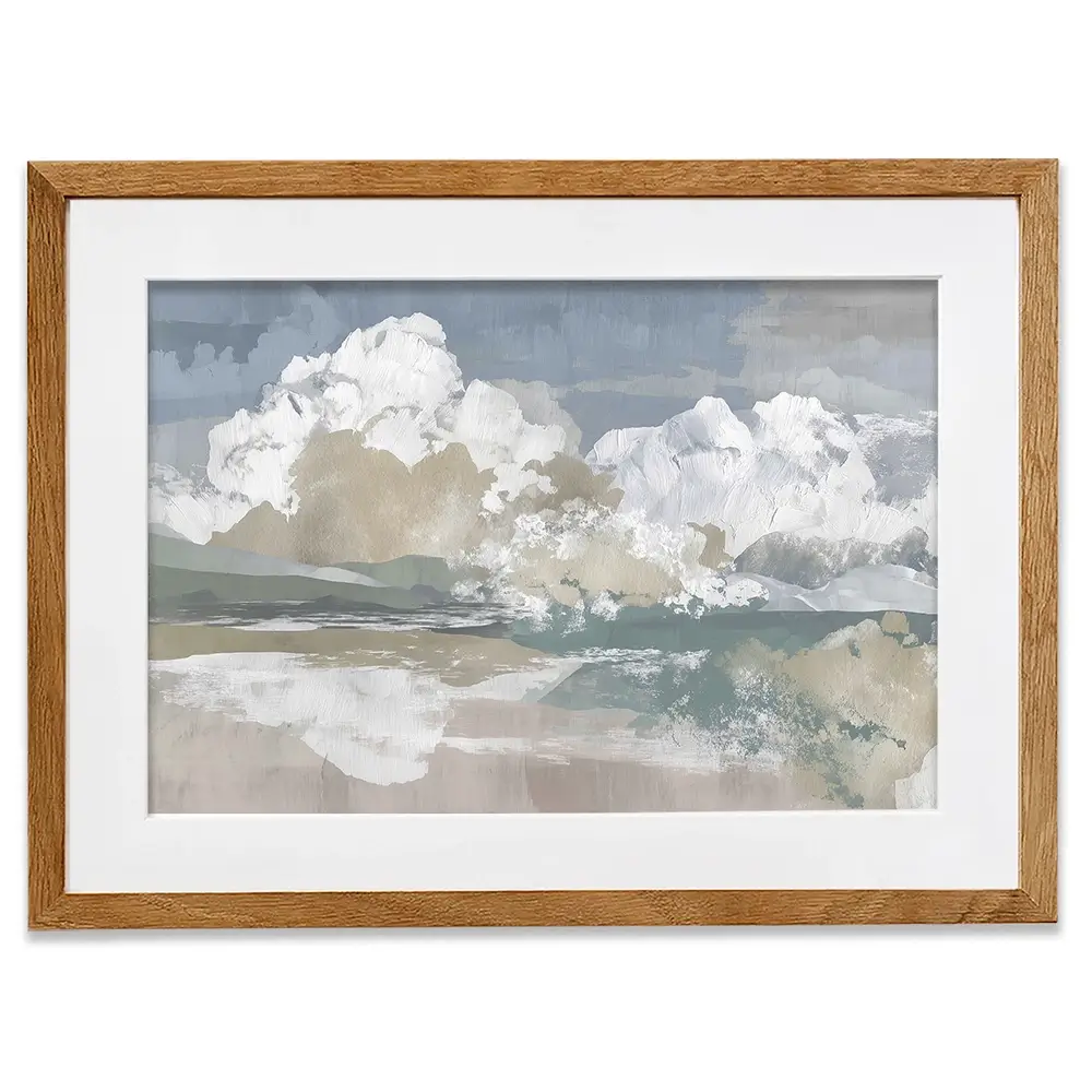 Cumulus Prairie Tower Framed Art Print Cumulus Prairie Tower Framed Art Print wall art product Chromatic Storm Studio