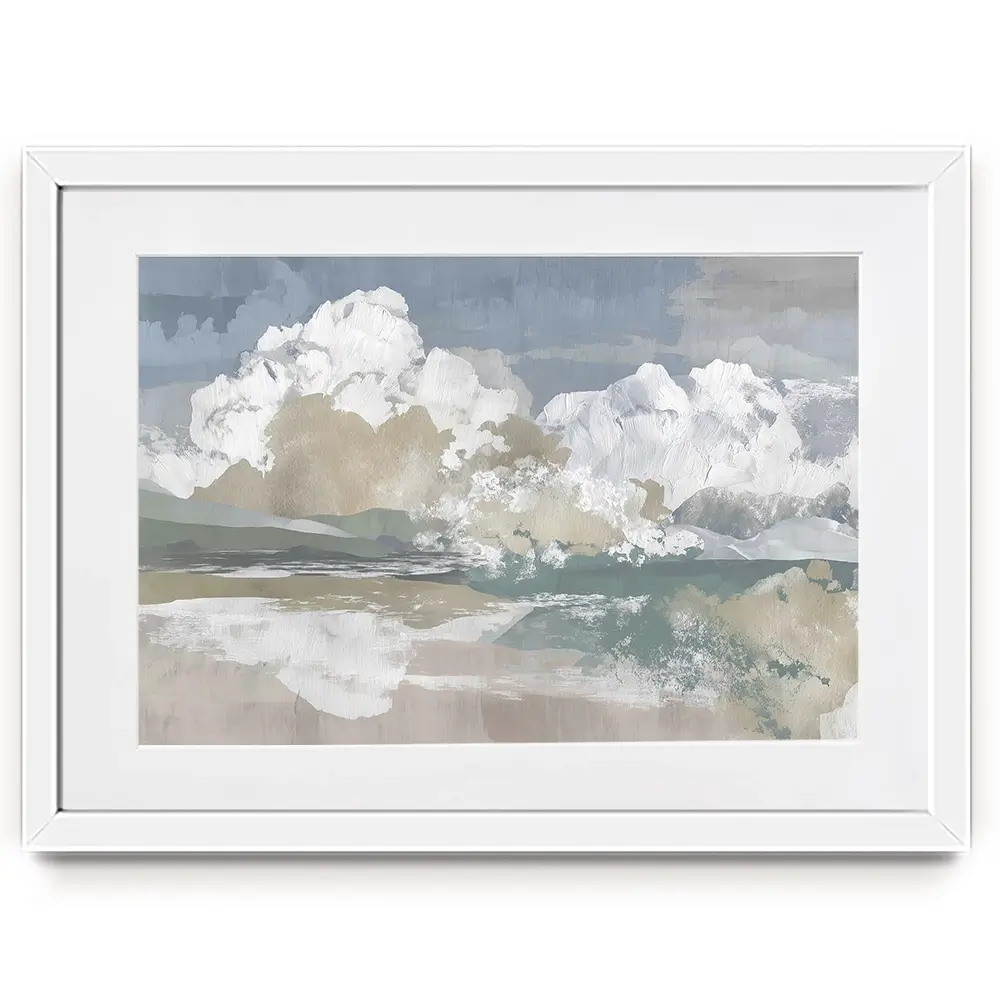 Cumulus Prairie Tower Framed Art Print Cumulus Prairie Tower Framed Art Print wall art product Chromatic Storm Studio