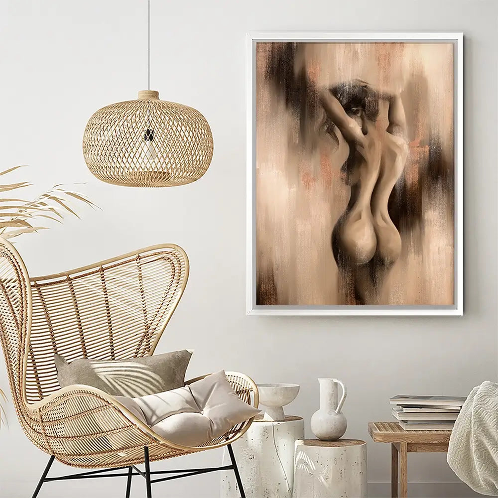 Curved Elegance Canvas Print Curved Elegance Canvas Print wall art product Isabella Karolewicz