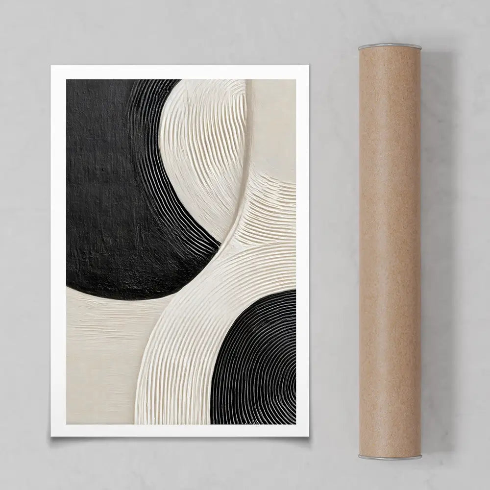 Curved Swirls Art Print Curved Swirls Art Print wall art product LSR Design Studio - Independent