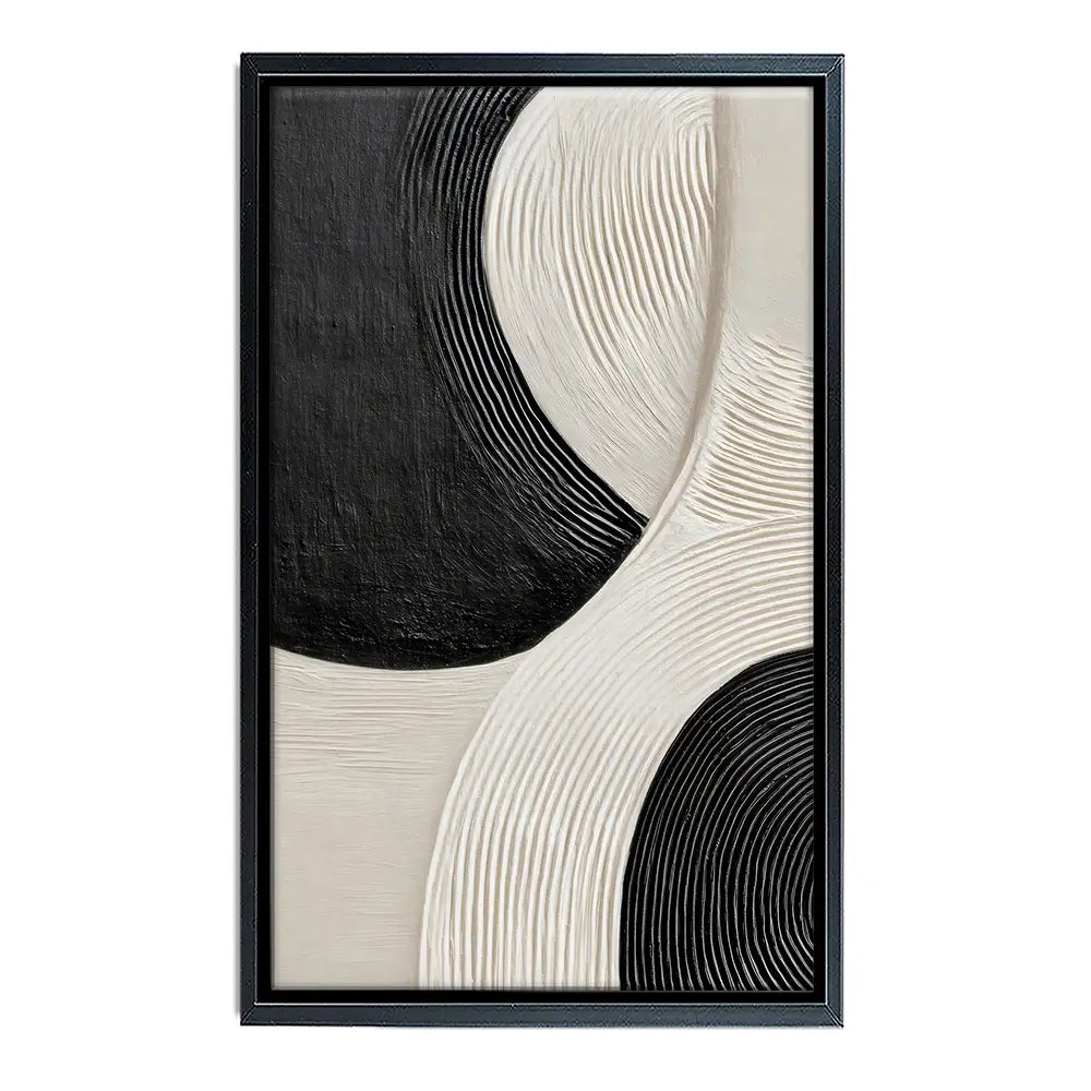 Curved Swirls Canvas Print Curved Swirls Canvas Print wall art product LSR Design Studio - Independent