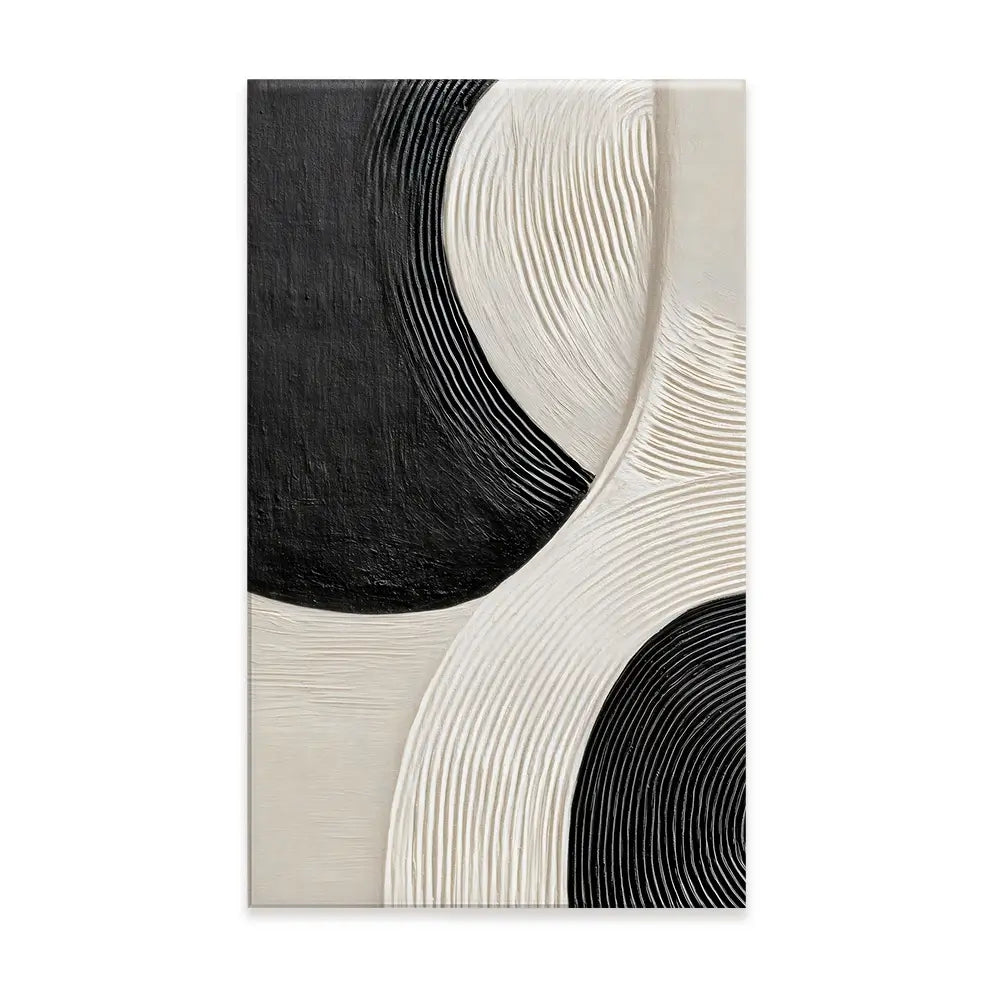 Curved Swirls Canvas Print Curved Swirls Canvas Print wall art product LSR Design Studio - Independent