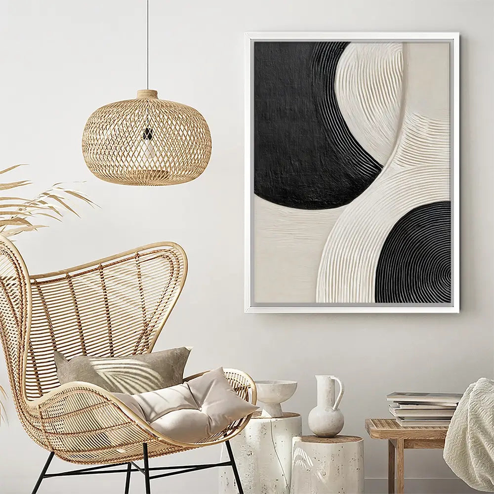 Curved Swirls Canvas Print Curved Swirls Canvas Print wall art product LSR Design Studio - Independent