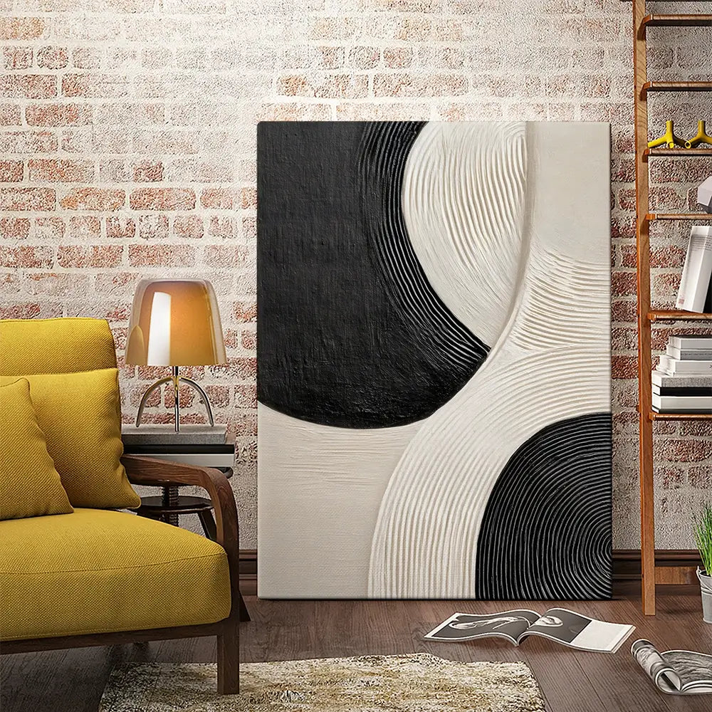 Curved Swirls Canvas Print Curved Swirls Canvas Print wall art product LSR Design Studio - Independent