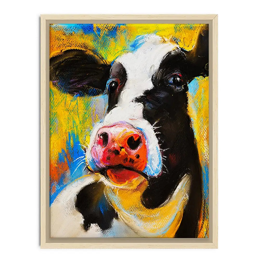 Cute Cow Portrait Canvas Print Cute Cow Portrait Canvas Print wall art product Ivailo Nikolov / Shutterstock