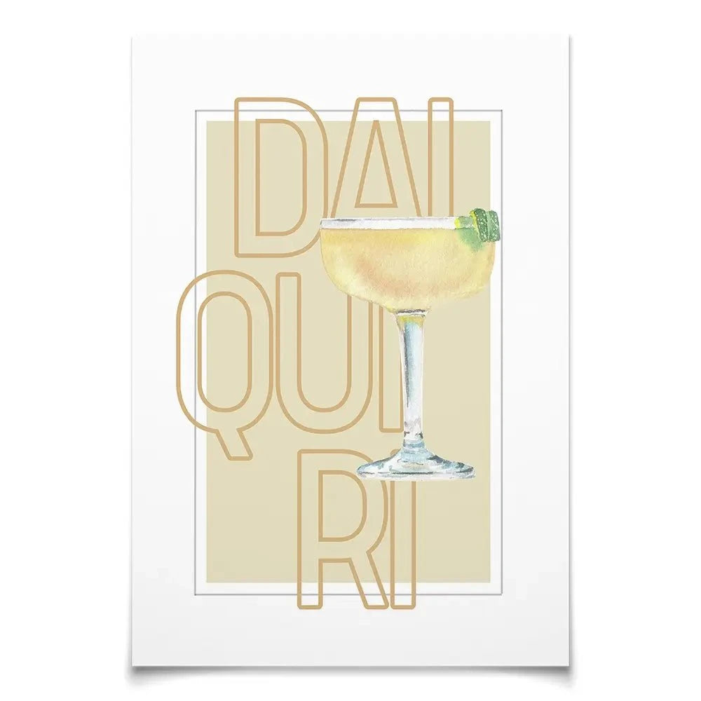 Daiquiri Art Print Daiquiri Art Print wall art product Art Print Shop
