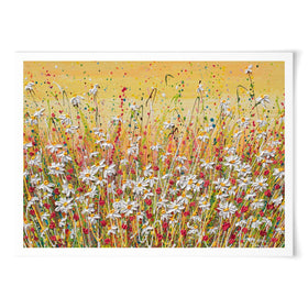 Daisies At Sunset Art Print Daisies At Sunset Art Print wall art product Olga Tkachyk