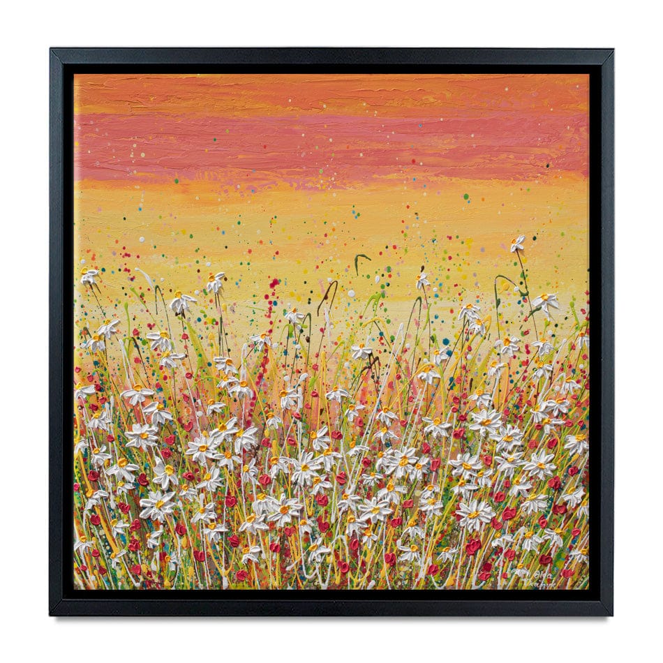 Daisies At Sunset Canvas Print wall art product Olga Tkachyk