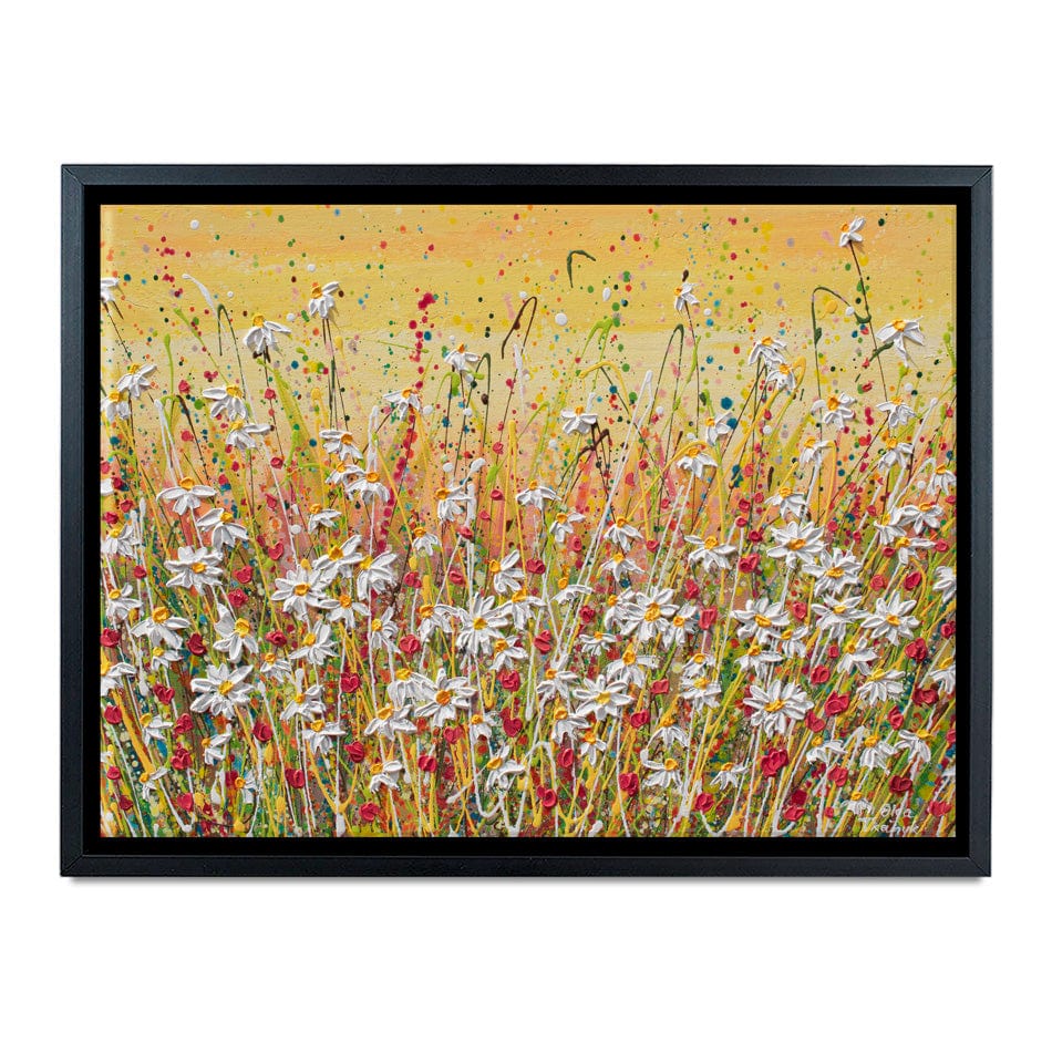 Daisies At Sunset Canvas Print wall art product Olga Tkachyk