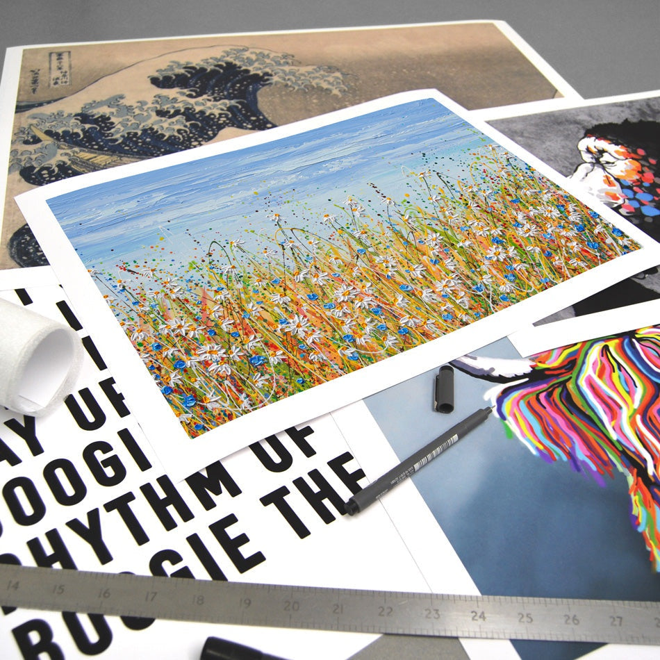 Daisies In August Art Print Daisies In August Art Print wall art product Olga Tkachyk