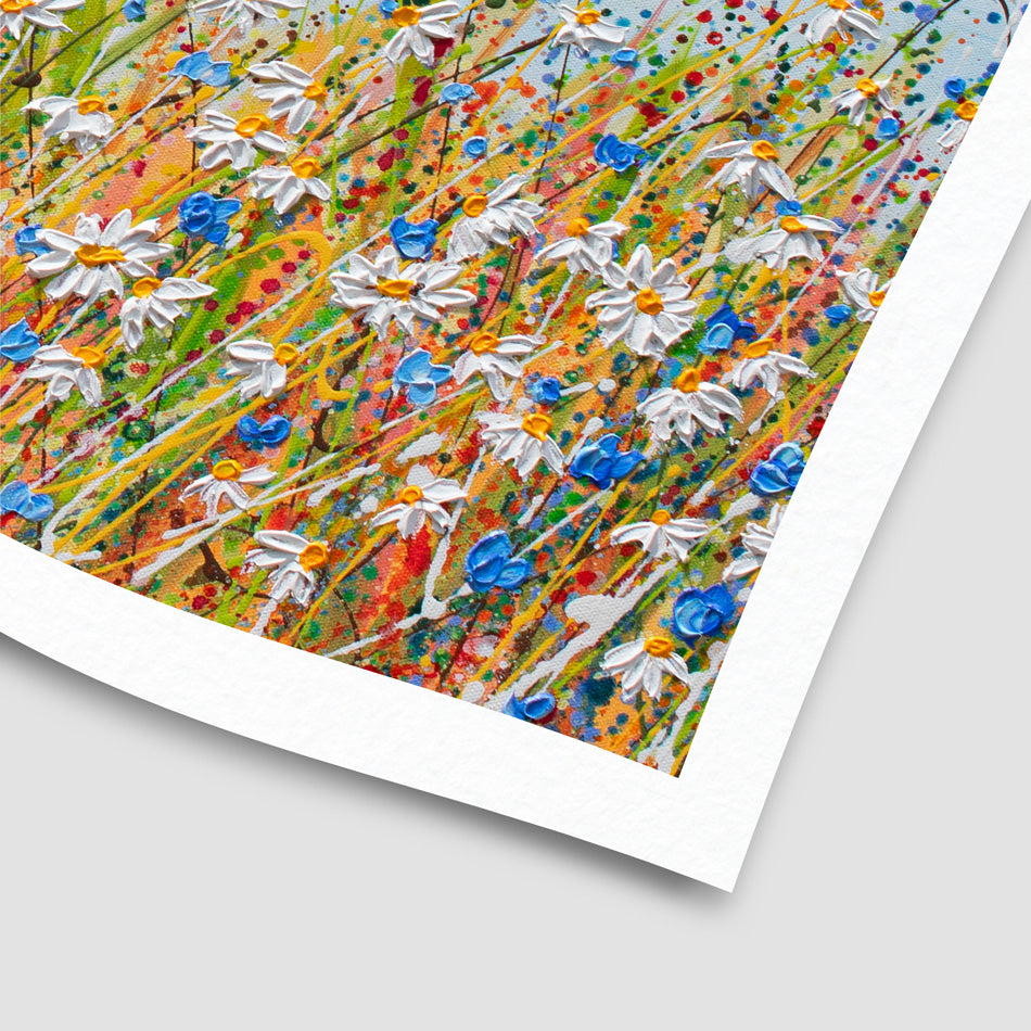 Daisies In August Art Print Daisies In August Art Print wall art product Olga Tkachyk