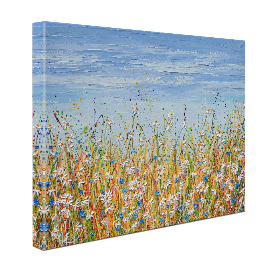 Daisies In August Canvas Print wall art product Olga Tkachyk