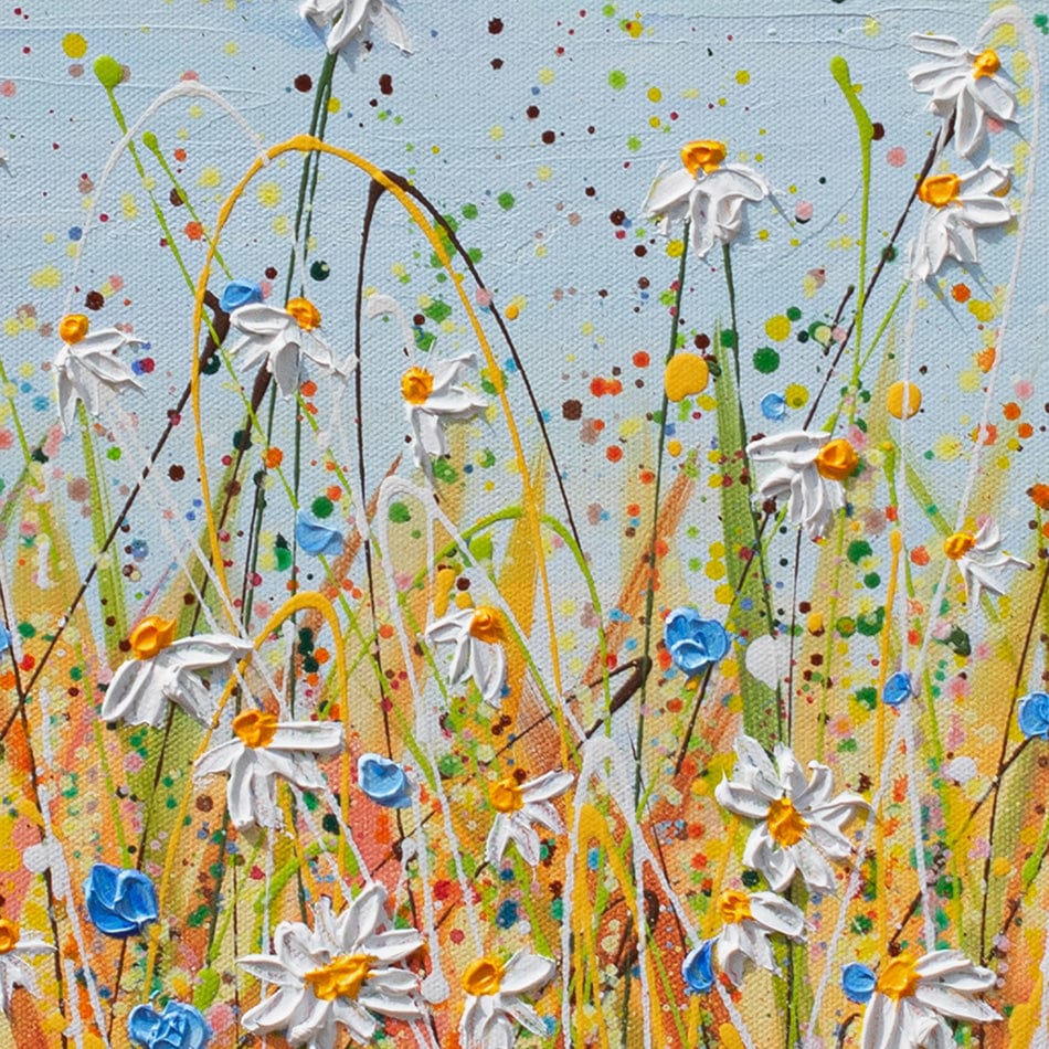 Daisies In August Canvas Print wall art product Olga Tkachyk