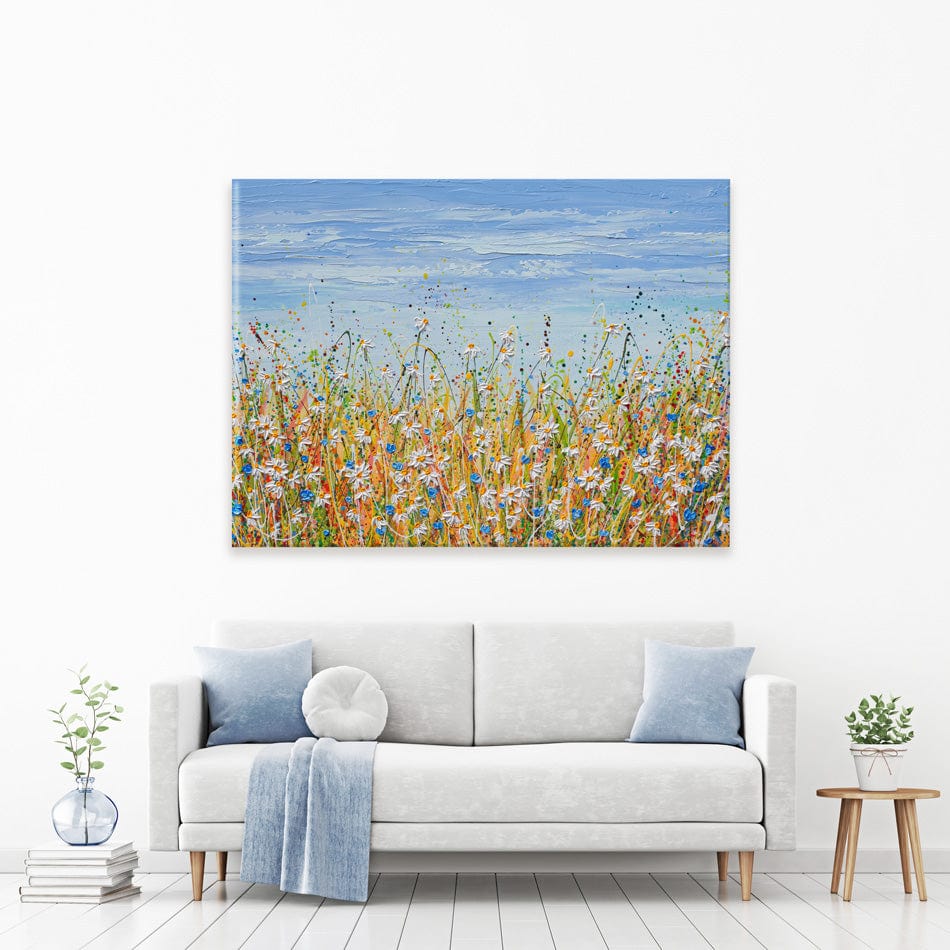 Daisies In August Canvas Print wall art product Olga Tkachyk