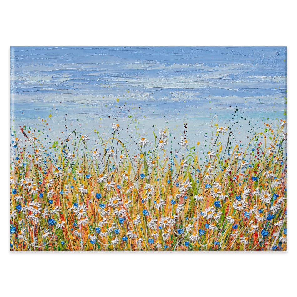 Daisies In August Canvas Print wall art product Olga Tkachyk