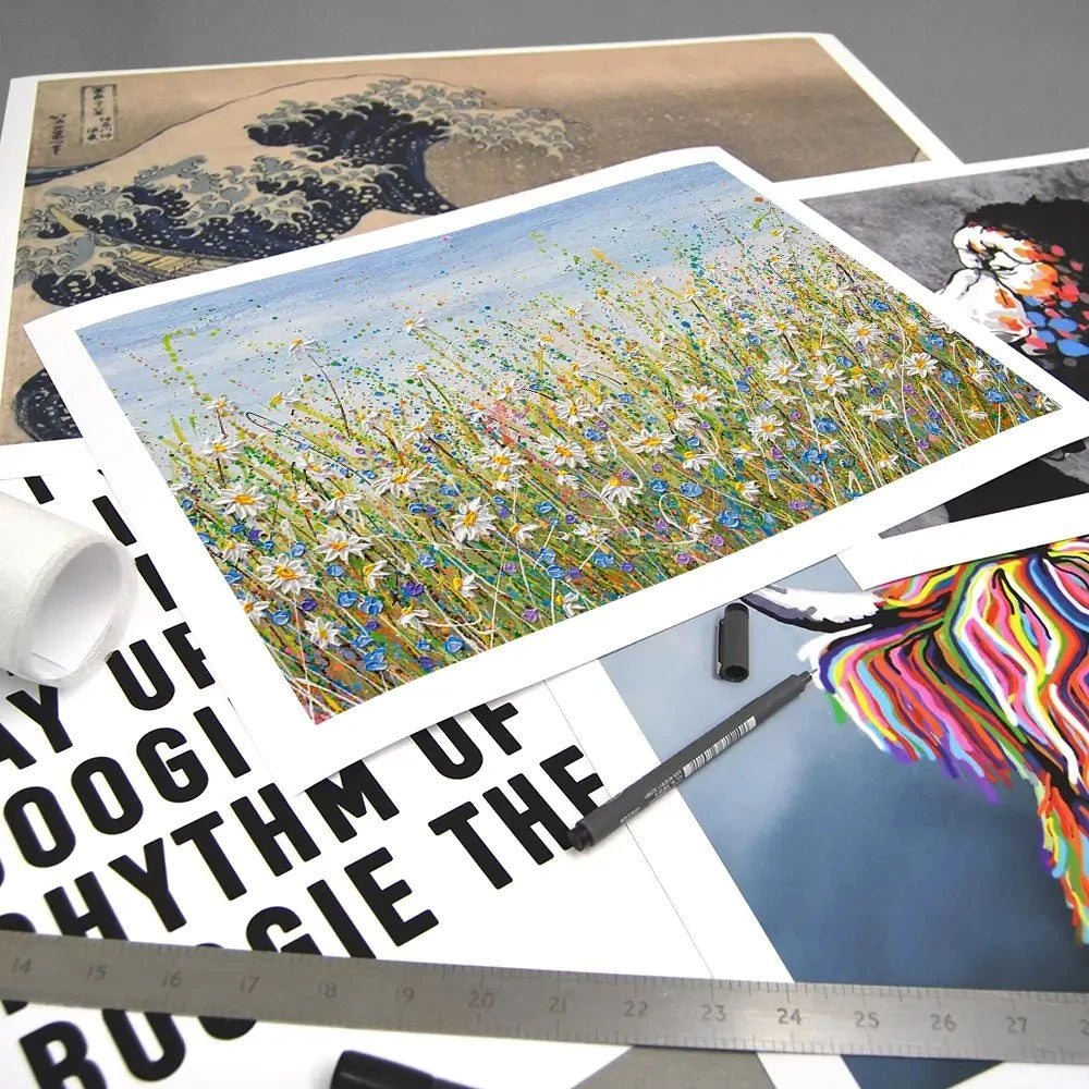 Daisies In July Art Print Daisies In July Art Print wall art product Olga Tkachyk