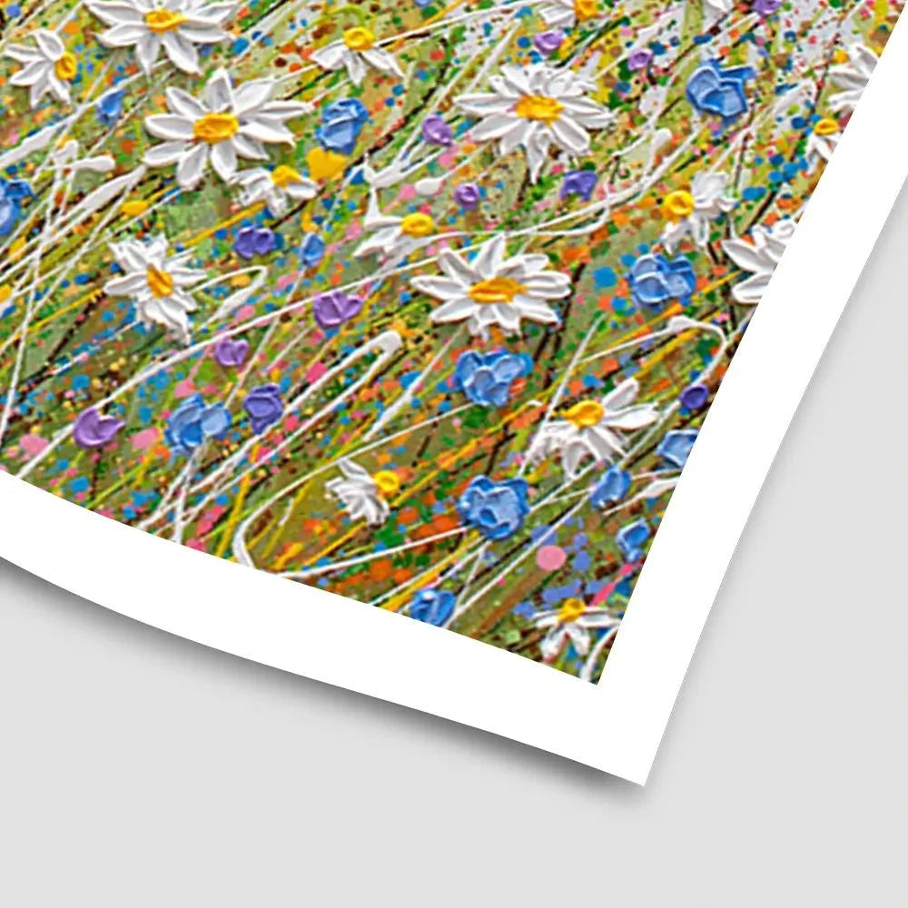 Daisies In July Art Print Daisies In July Art Print wall art product Olga Tkachyk