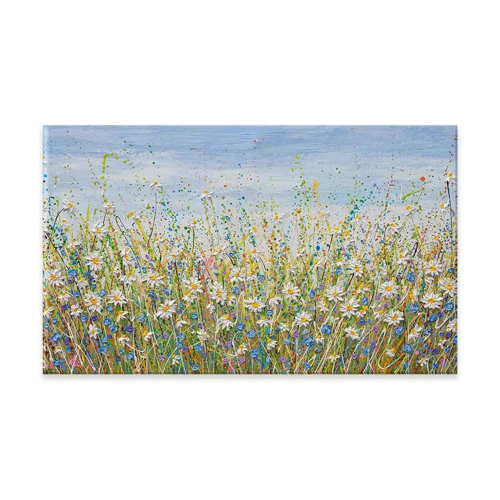 Daisies In July Canvas Print Daisies In July Canvas Print wall art product Olga Tkachyk