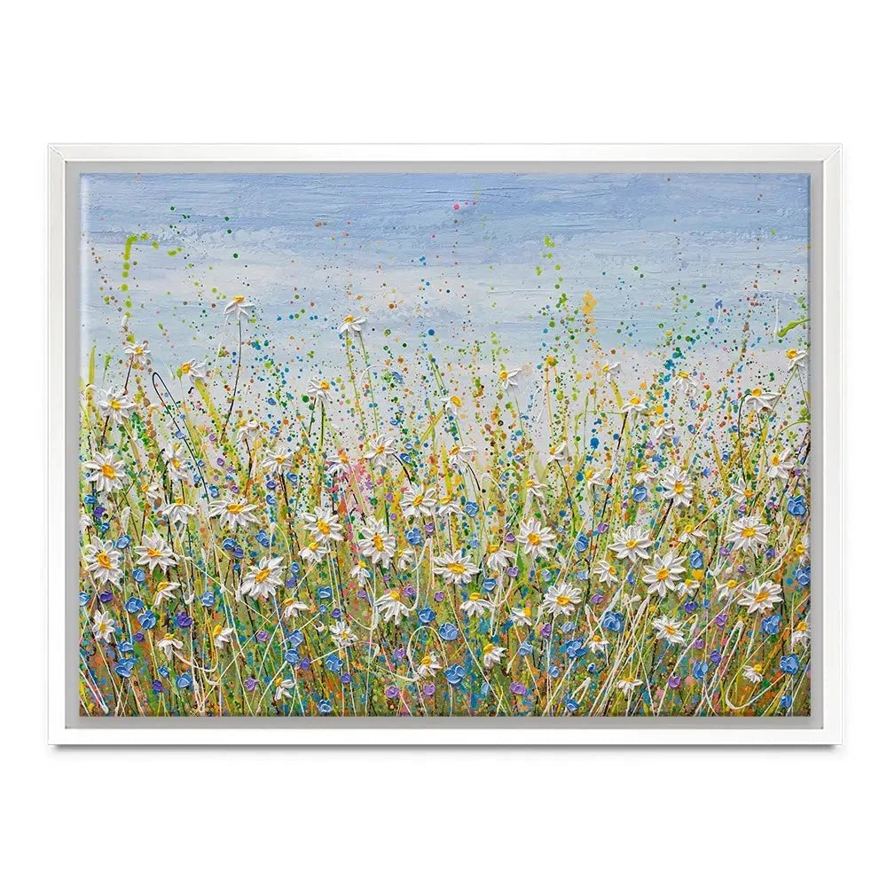Daisies In July Canvas Print Daisies In July Canvas Print wall art product Olga Tkachyk