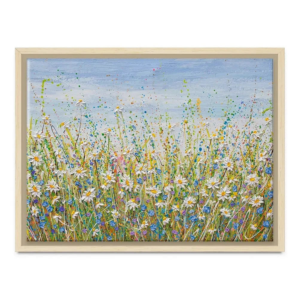 Daisies In July Canvas Print Daisies In July Canvas Print wall art product Olga Tkachyk