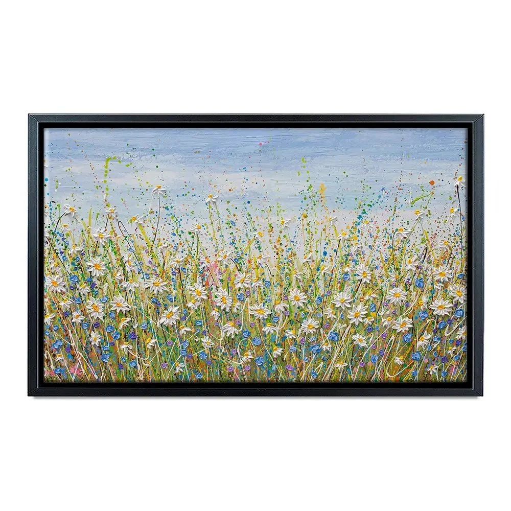Daisies In July Canvas Print Daisies In July Canvas Print wall art product Olga Tkachyk