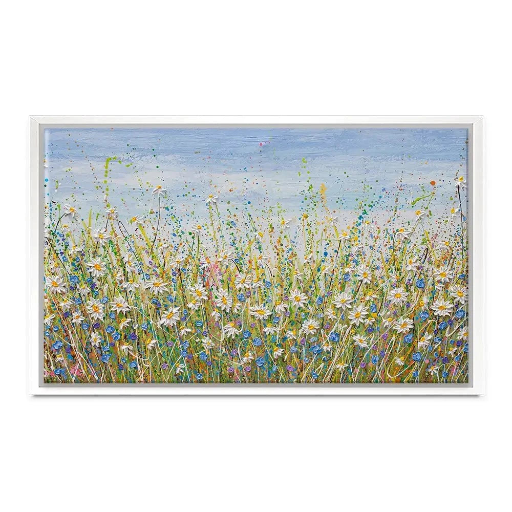 Daisies In July Canvas Print Daisies In July Canvas Print wall art product Olga Tkachyk