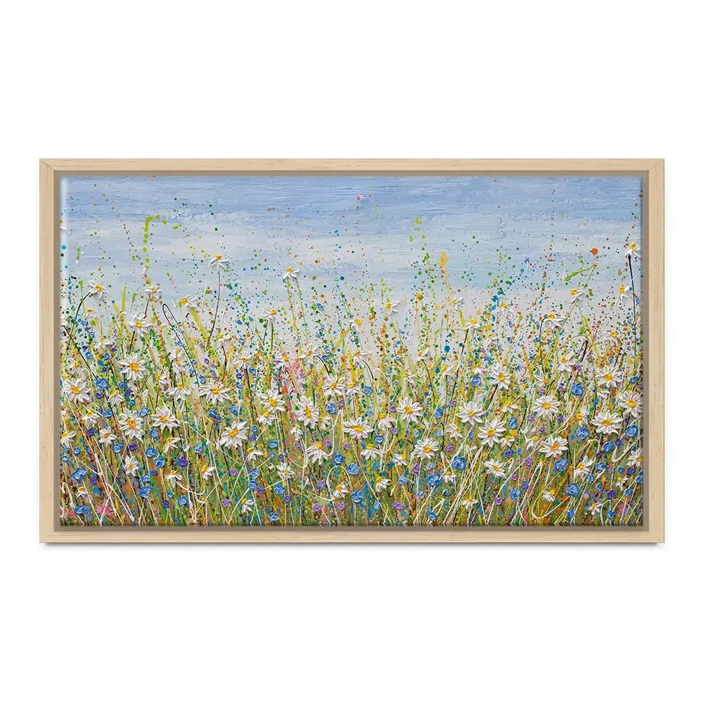 Daisies In July Canvas Print Daisies In July Canvas Print wall art product Olga Tkachyk