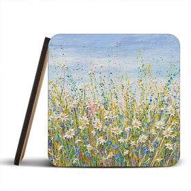 Daisies In July Coaster Set Daisies In July Coaster Set wall art product Olga Tkachyk