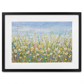Daisies In July Framed Art Print Daisies In July Framed Art Print wall art product Olga Tkachyk