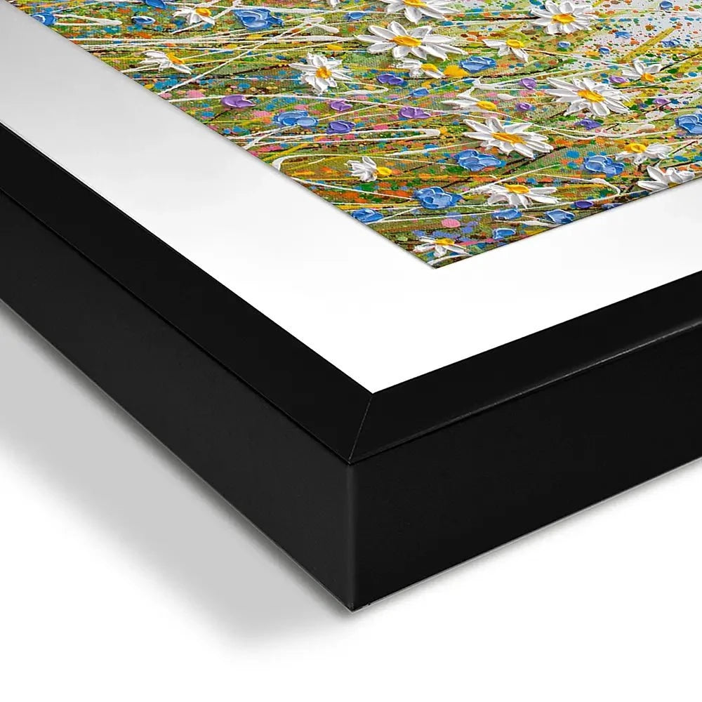 Daisies In July Framed Art Print Daisies In July Framed Art Print wall art product Olga Tkachyk