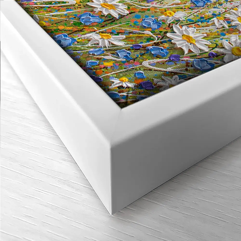 Daisies In July Trio Canvas Print Daisies In July Trio Canvas Print wall art product Olga Tkachyk