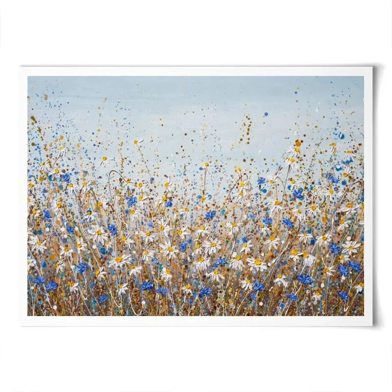 Daisies In September Art Print Daisies In September Art Print wall art product Olga Tkachyk